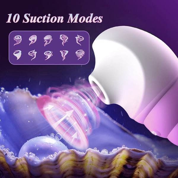 Spiral Conch-Shaped Sucking Vibrator