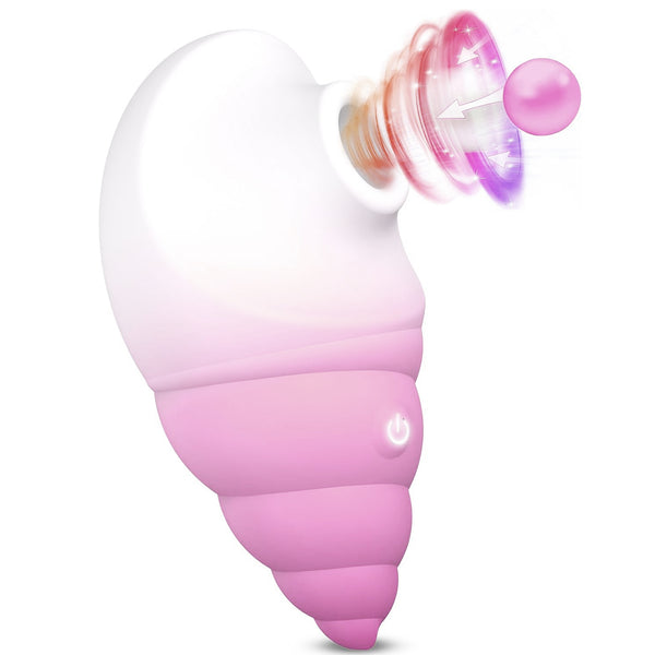 Spiral Conch-Shaped Sucking Vibrator