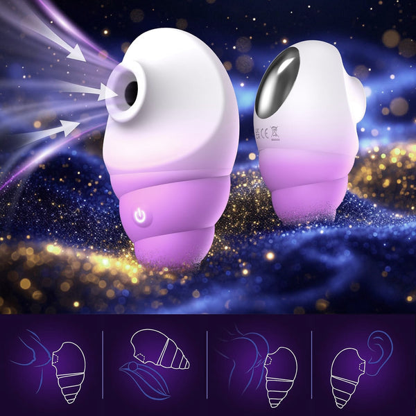 Spiral Conch-Shaped Sucking Vibrator