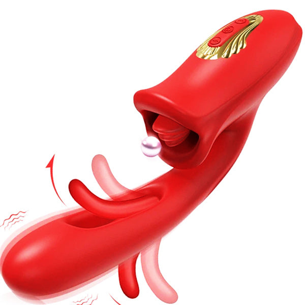 Tapping & Slapping Mouth Biting Vibrators