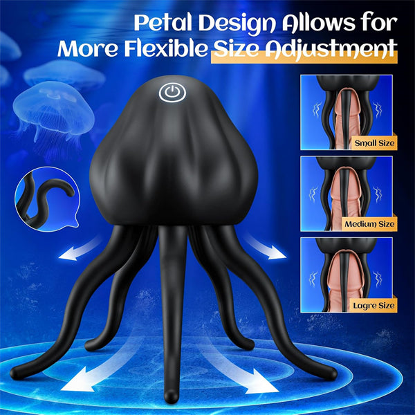 10 Vibrating Jellyfish Male Vibrator for Penis