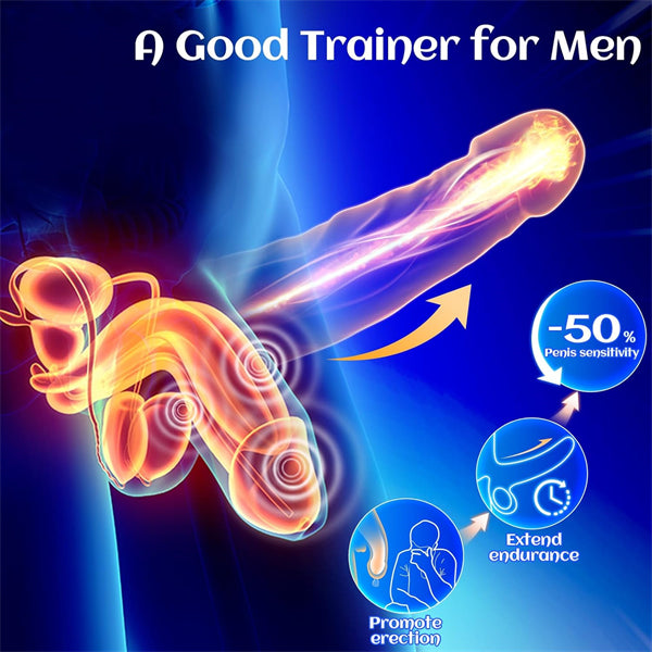 10 Vibrating Jellyfish Male Vibrator for Penis