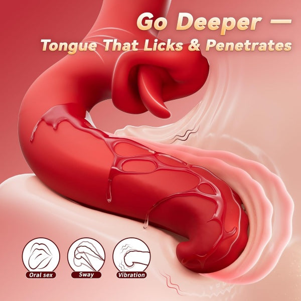 10 Swaying & 10 Licking Thursting Tongue