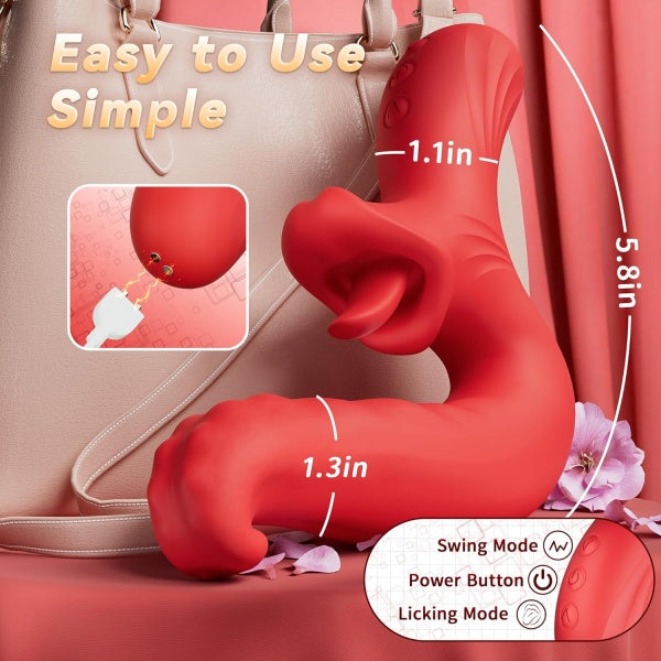 10 Swaying & 10 Licking Thursting Tongue