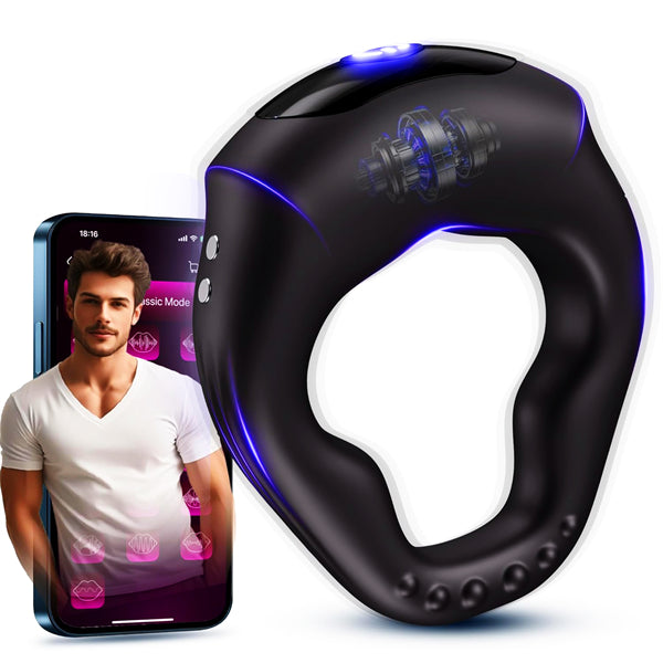 Vibrating Cock Ring Ergonomic Contour