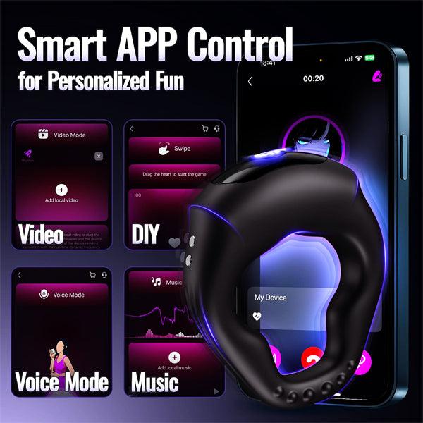 Vibrating Cock Ring Ergonomic Contour