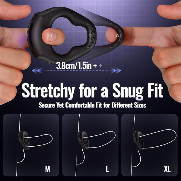 Vibrating Cock Ring Ergonomic Contour