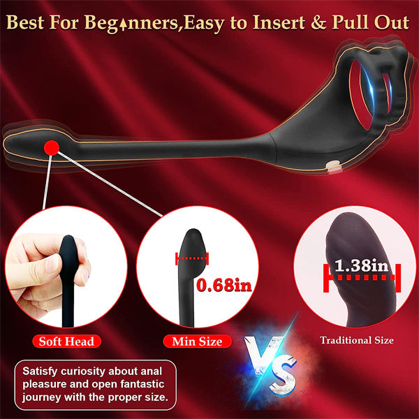 Buy Vibrating Cock Ring Taint Stimulator with Mini Bullet| Cock Ring|  Rosetoy – ROSETOY