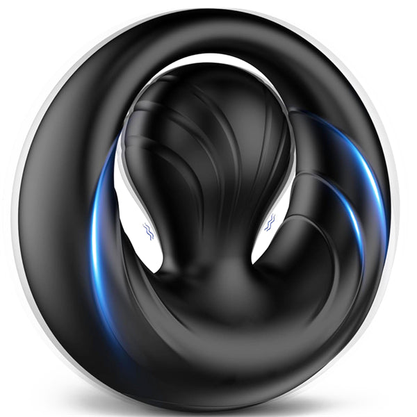 Vibrating Cock Ring with Flexible Bulb Clitoral Stimulator