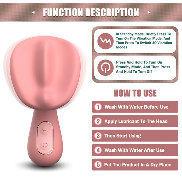 Vibrating Mushroom Pink