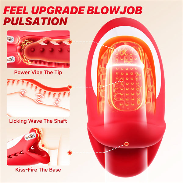 Waving Motion Male Sex Toy with Hollow Out Design