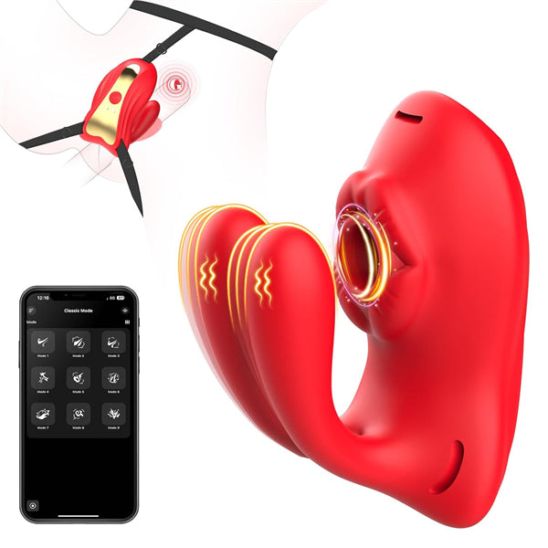 Wearable Smart Sucking Vibrator for Couples with APP Control