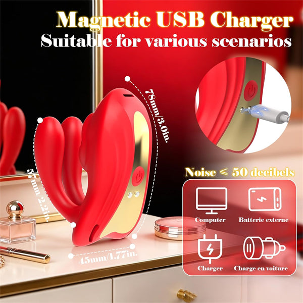 Wearable Smart Sucking Vibrator for Couples with APP Control