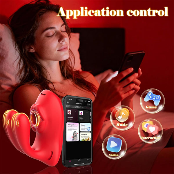 Wearable Smart Sucking Vibrator for Couples with APP Control