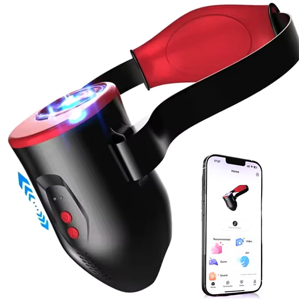 Wearable Strap Automatic Male Masturbator