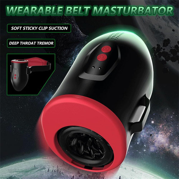 Wearable Strap Automatic Male Masturbator