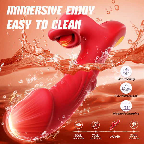 4IN1 G Spot Vibrator with Sliding Ring