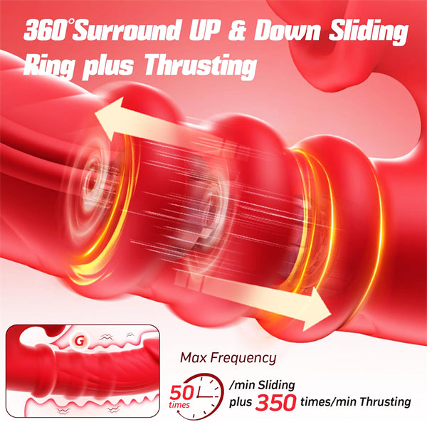 4IN1 G Spot Vibrator with Sliding Ring