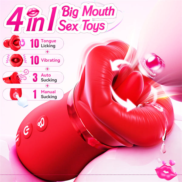 Buy 4IN1 Big Mouth Rose Toy PRO2 | Rose Toy | Rosetoy  ROSETOY
