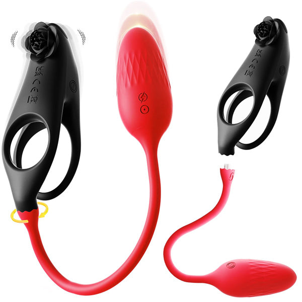 Buy Rose Cock Ring Vibrator With Love Egg | Cock Ring | Rosetoy ROSETOY Buy Rose Cock Ring Vibrator With Love Egg | Cock Ring | Rosetoy ROSETOY