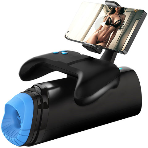 Game Cup PRO Heating Thrusting Vibrating Stroker With Phone Holder