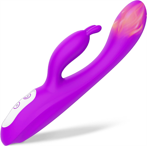 Heating Rabbit Vibrator Purple