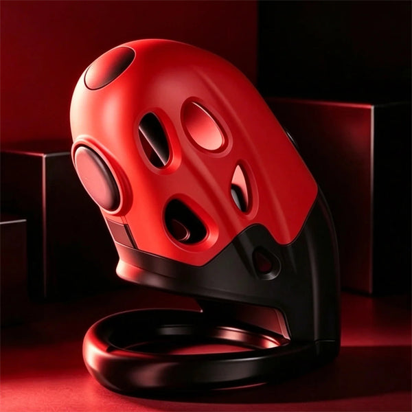 Lockink Estim Chastity Cage – Retractable, Vibrating & Wireless Remote