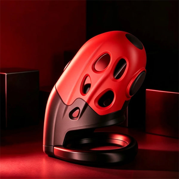 Lockink Estim Chastity Cage – Retractable, Vibrating & Wireless Remote