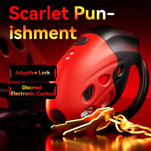 Lockink Estim Chastity Cage – Retractable, Vibrating & Wireless Remote