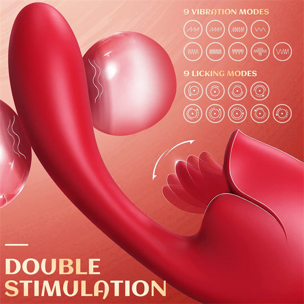 9 Licking & 9 Vibrating Snail Vibrator