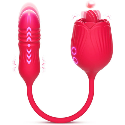Buy 4IN1 Rose Sex Stimulator Vibrator Maria | Female Vibrators | Rosetoy ROSETOY Buy 4IN1 Rose Sex Stimulator Vibrator Maria | Female Vibrators | Rosetoy ROSETOY