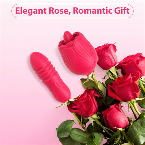 4IN1 Rose Sex Stimulator Vibrator Maria Red