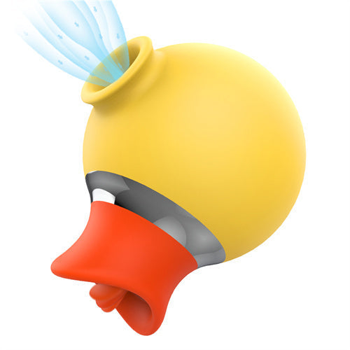 Duck Licking Sucking Vibrator Purple
