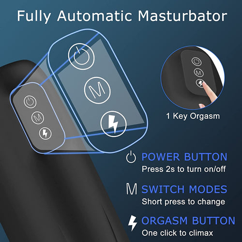 7 Modes Telescopic & Suction Stroker