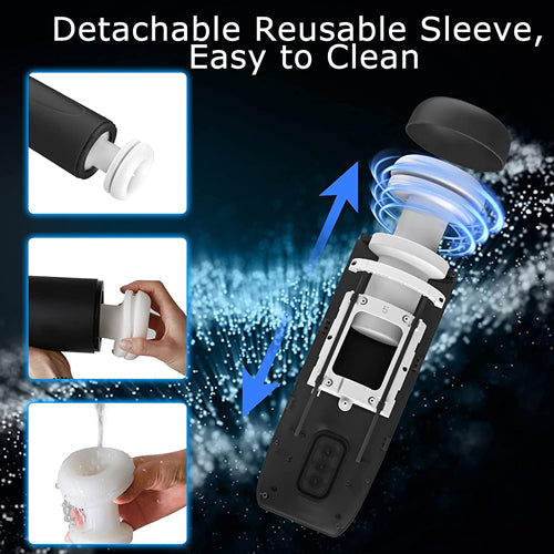 7 Modes Telescopic & Suction Stroker