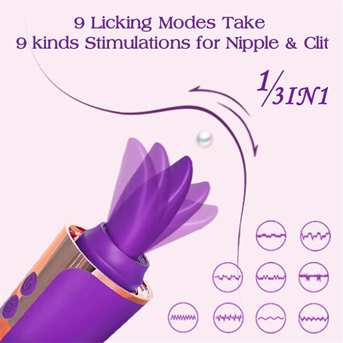 AMZING TOY_ Flicking Tongue Vibrator Sabrina