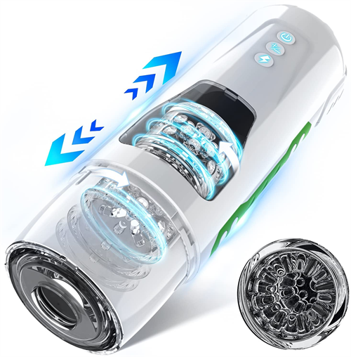 7 Thrusting & Roating Modes Black Stroker (Black/White)