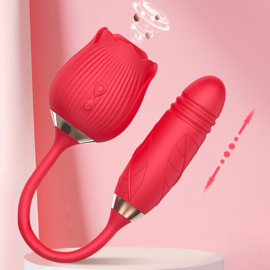 Buy Rose Toy With Thrusting Dildo Jasmine | Female Vibrators | Rosetoy ROSETOY Buy Rose Toy With Thrusting Dildo Jasmine | Female Vibrators | Rosetoy ROSETOY