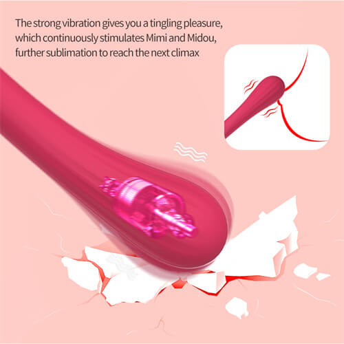New 2in1 Sucking Long Rose Toy