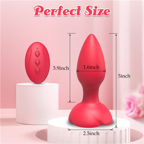 Buy Rose Vibrating Anal Plug | Rose Toy