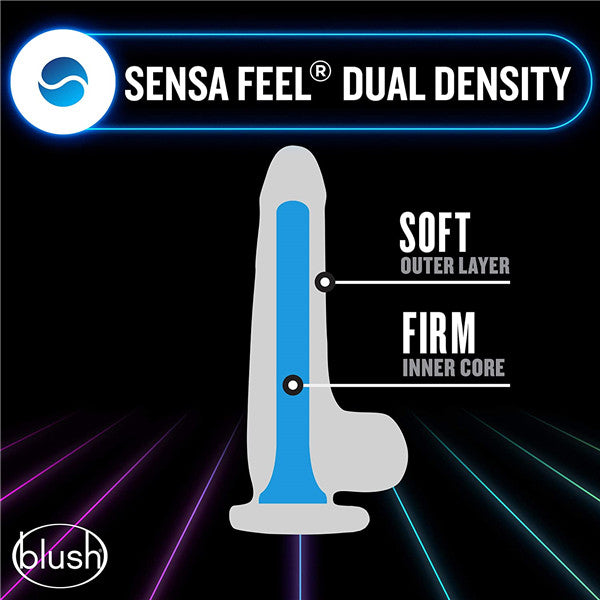 7.5 INCH Glow In Dark Dildo Blue
