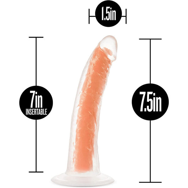 7.5 INCH Glow In Dark Dildo Yellow