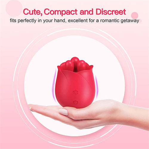 Rose Toy for Woman with Kneading Nubs
