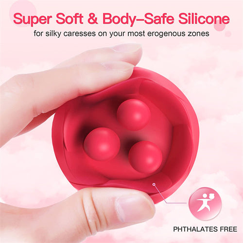 Rose Toy for Woman with Kneading Nubs