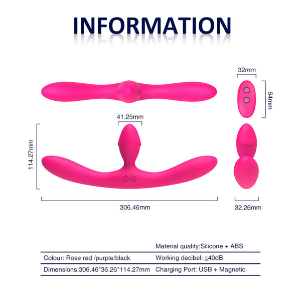 Remote Control Three Tops Rabbit Vibrator