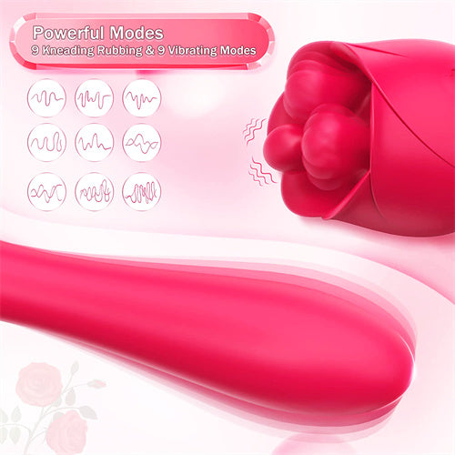 Clitoral Kneading G-Spot Dildo Rose Toy Malcolm