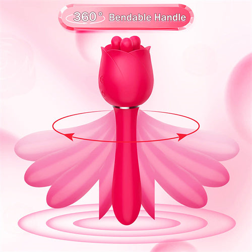 Clitoral Kneading G-Spot Dildo Rose Toy Malcolm