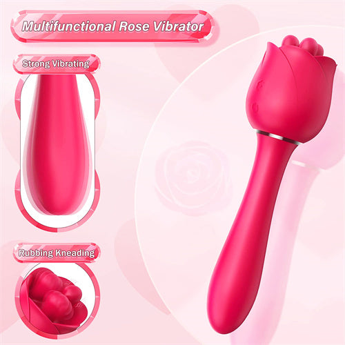 Clitoral Kneading G-Spot Dildo Rose Toy Malcolm