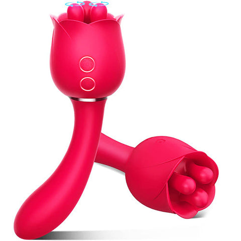Clitoral Kneading G-Spot Dildo Rose Toy Malcolm